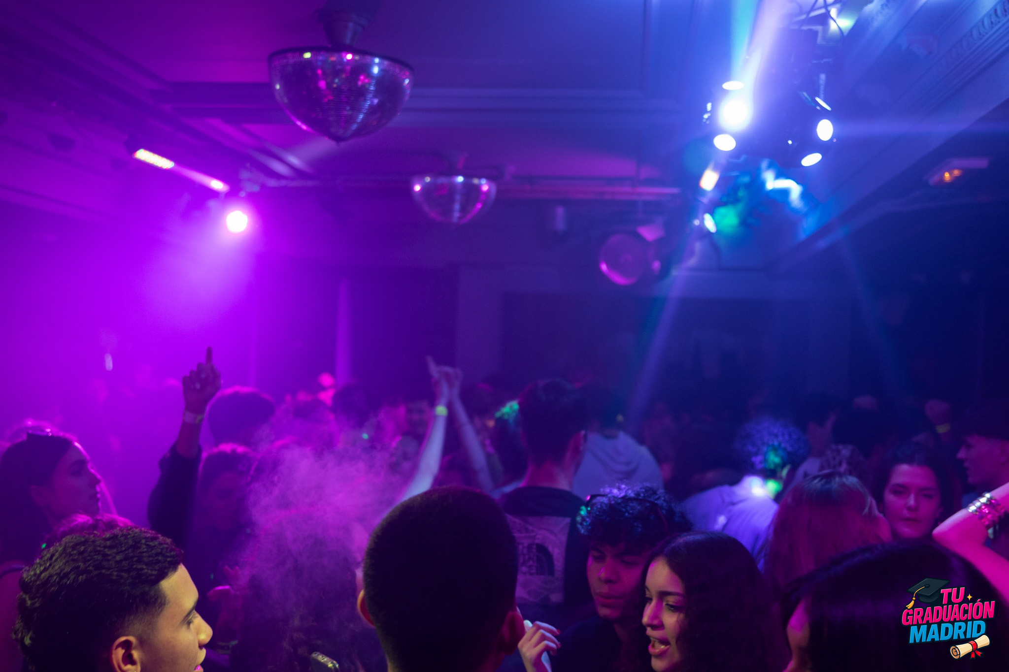 Graduación en discoteca en Madrid